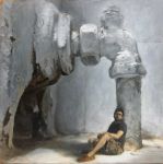 <b>Bones will crumble</b>, 2010<br>Oil on linen, 30x30 inches<br>$2400