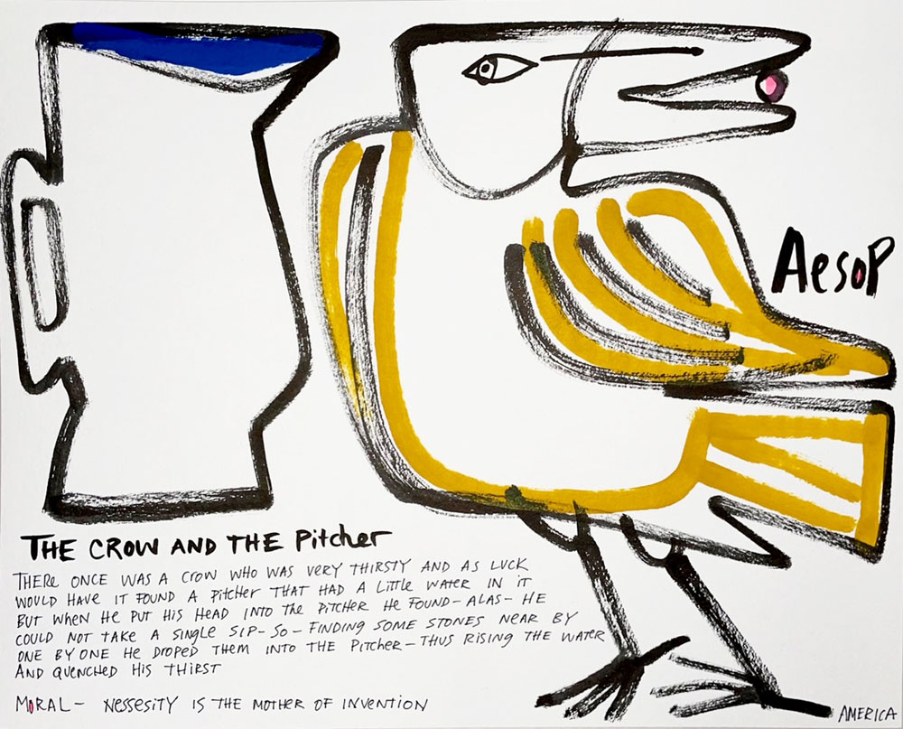The Crow and The Pitcher