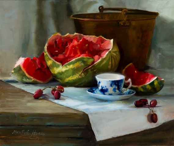 Watermelon and Flo Blue
