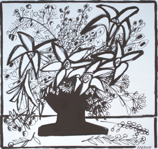 Day Lilies, Lobelia and Primrose