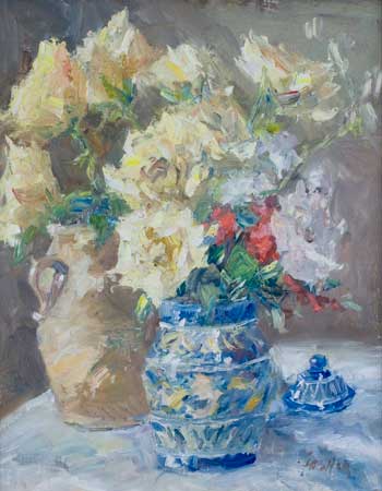 Blue & White Vase