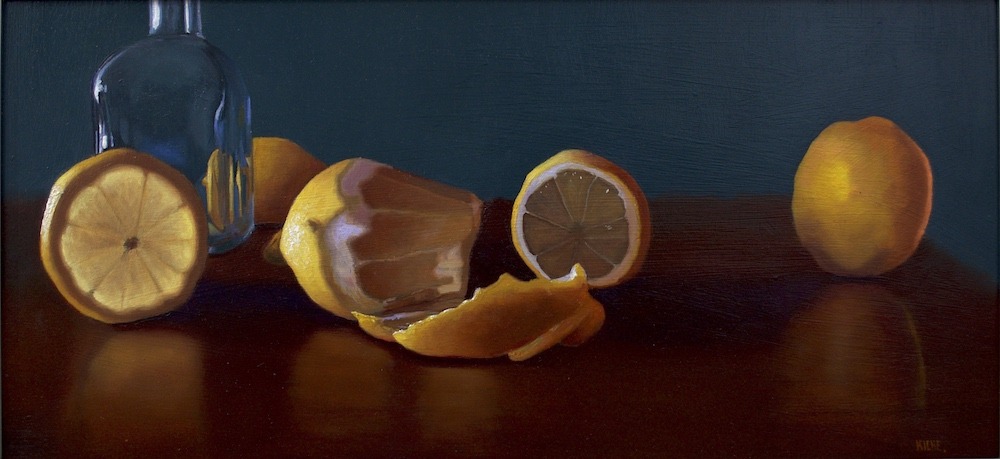 Lemons with Crystal Jar