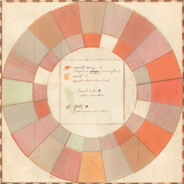 90º Woodcut Color Wheel #5