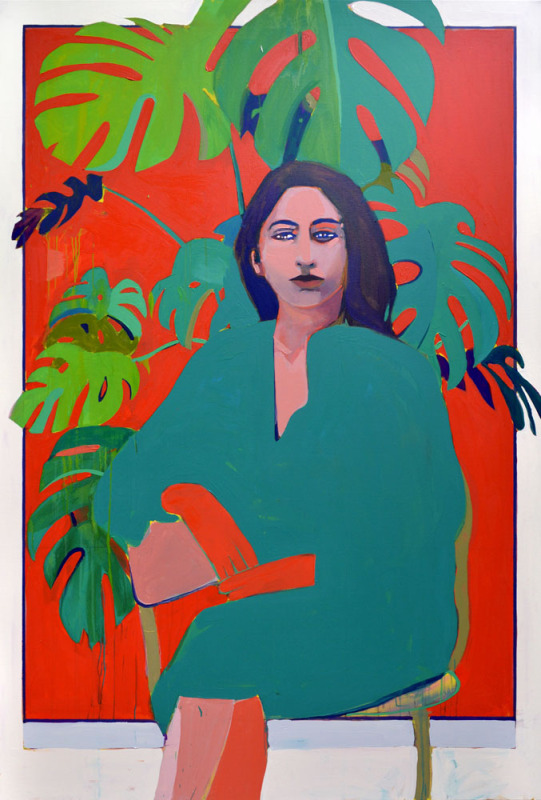 Woman and Painting