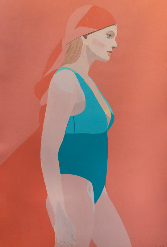 Blue Bather