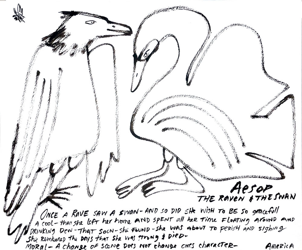 The Raven and The Swan