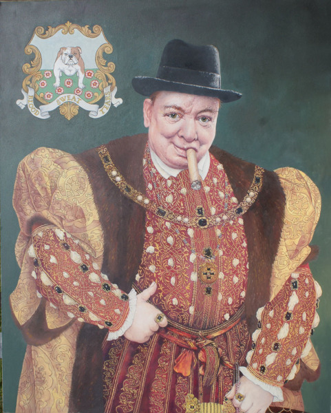 Winston Churchill As Henry VIII