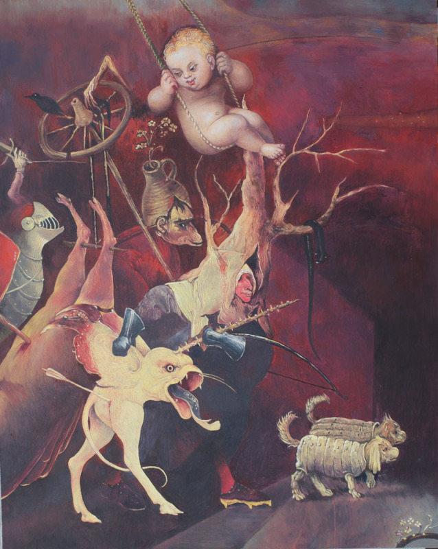 Boy on a Swing; Above the Fray