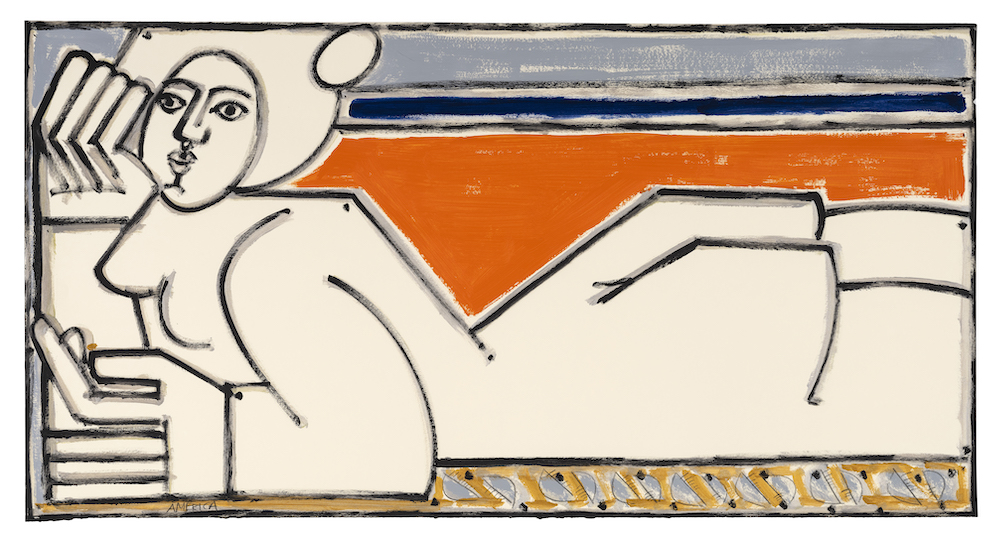Woman and Towel by the Water