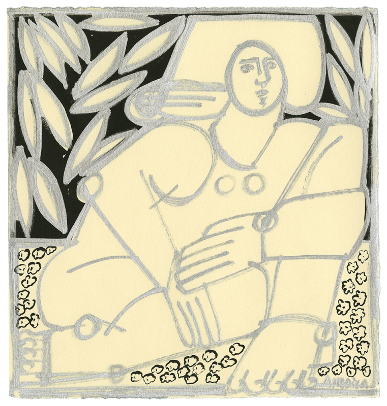 Woman in Silver