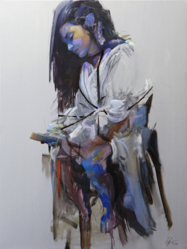 Girl with an iPad