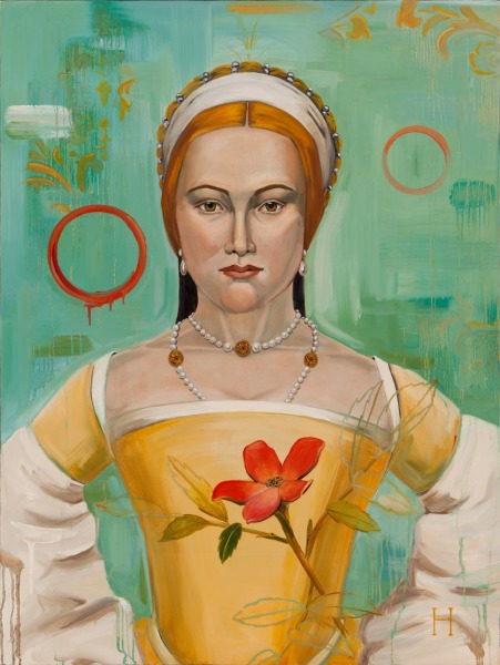 Mistress Zouche with Pearls