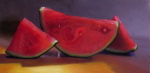 Watermelon Slices in Warm Light