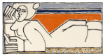 Woman and Towel by the Water