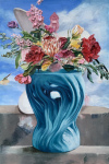 Julia Vase - Teal 