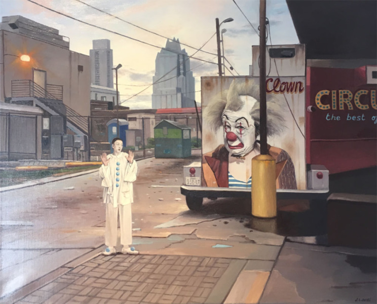 Clown in Austin