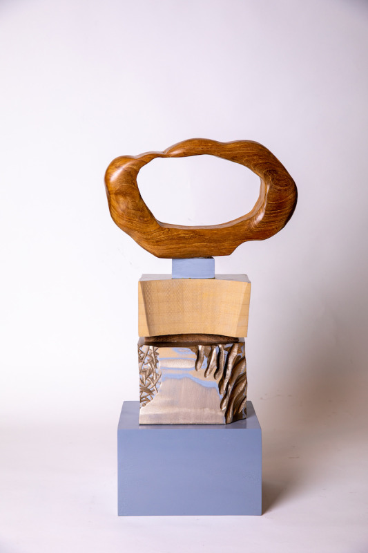 Wood Head Totem