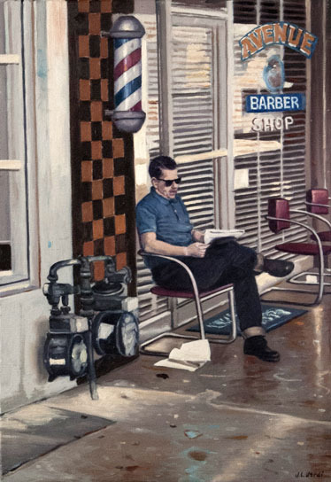 Man at the Barber