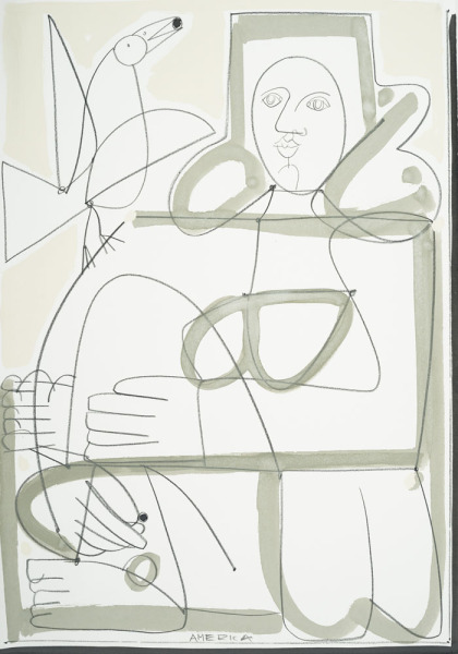 Woman & Bird Song II