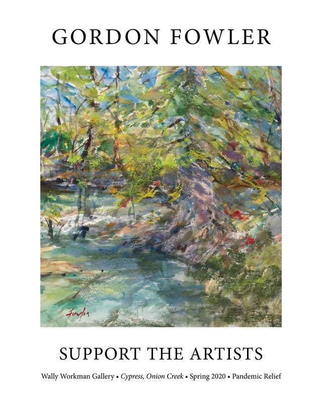 Gordon Fowler, Support The Artists poster