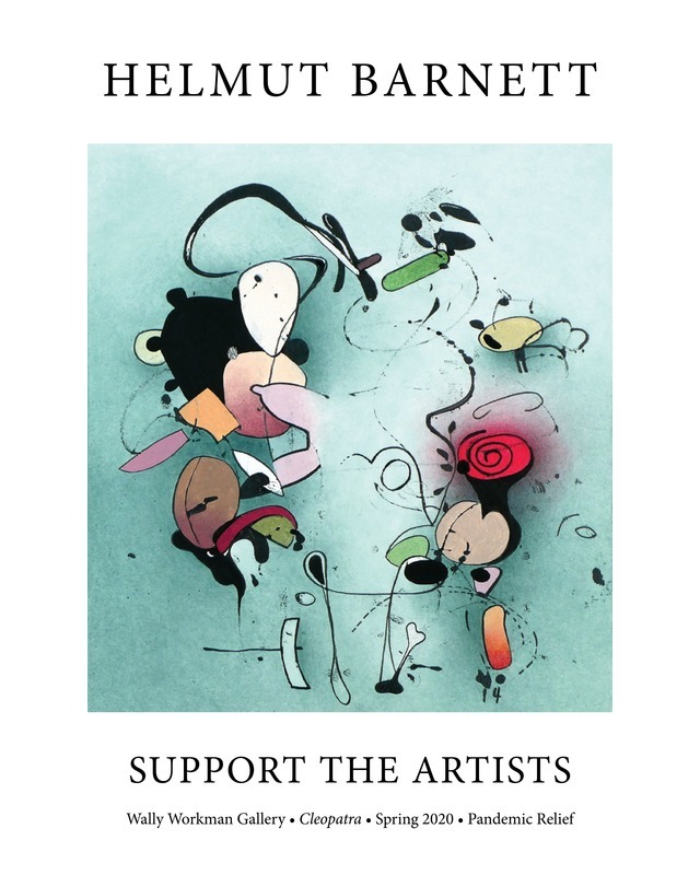 Helmut Barnett, Support The Artists poster