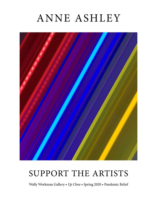 Anne Ashley, Support The Artists poster