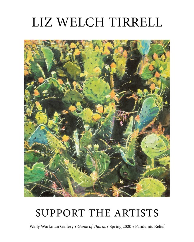 Liz Tirrell, Support The Artists poster