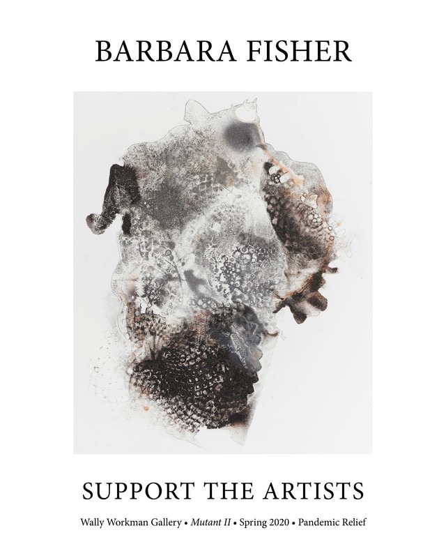 Barbara Fisher, Support The Artists poster