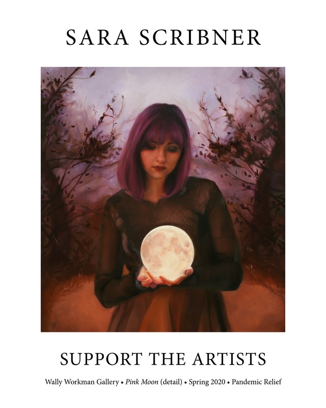 Sara Scribner, Support The Artists poster