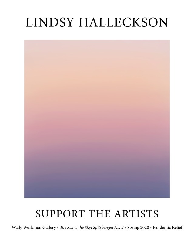 Lindsy Halleckson, Support The Artists poster