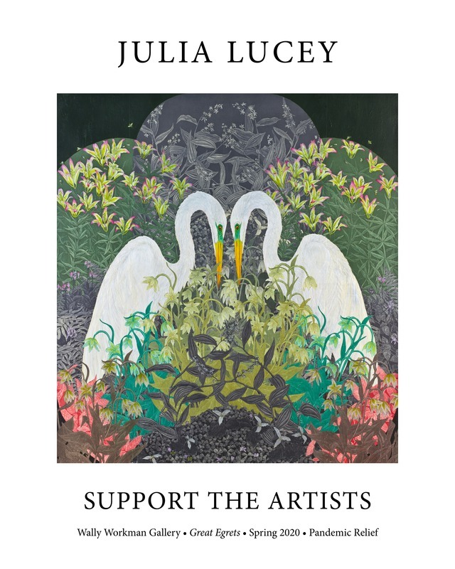 Julia Lucey, Support The Artists poster